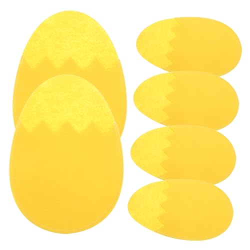 MUCKLILY 6pcs Easter Cutlery Holder Bags Felt Utensil Organizer for Holiday Table Decoration Easy to Clean and Portable Silverware Holders for Parties and Picnics