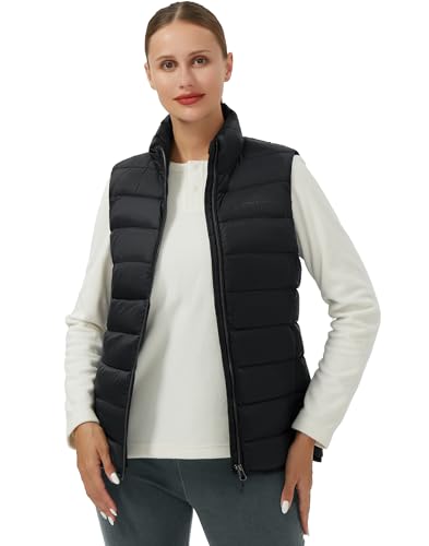 Pioneer Camp Puffer Vest Women Lightweight Packable Sleeveless Bubble Quilted Zip Up Padded Warm Winter Outerwear Puffy Vests3