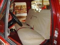 Durafit Seat Covers, Made to fit 1986-1991 F150-F350 Regular Cab Front High Back Bench Seat with Molded Headrests and Integrated Center Armrest. Made in TAN Velour