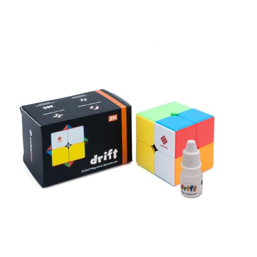 Image of Cubelelo Kid Drift 2M 2X2 Magnetic Speed Cube & Lubricant Combo | Smooth & Stable With Enhanced Magnetism | Perfect for Speedcubers & Beginners