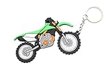  5665 Llavero con forma de moto de cross Yamaha Motocross Cross YZ450 250 125 verde