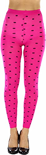 Image of ToBeInStyle Women's Opaque Ankle Long Nylon Footless Fun Tights Pantyhose
