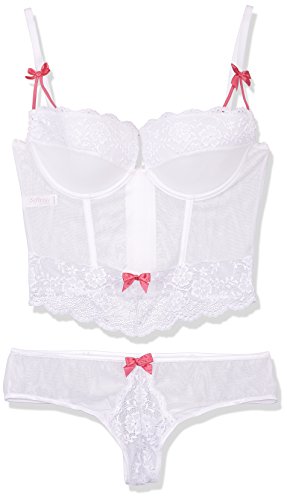 SoftLine 5591176223 Collection Romantik, Set di Reggiseno Colette, Nero, L, 1 Pezzo