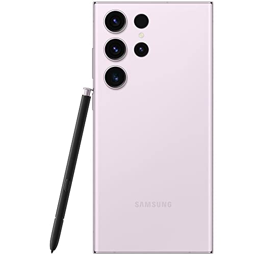 Image of Samsung Galaxy S23 Ultra 5G, US Version, 256GB, Lavender - Unlocked (Renewed)