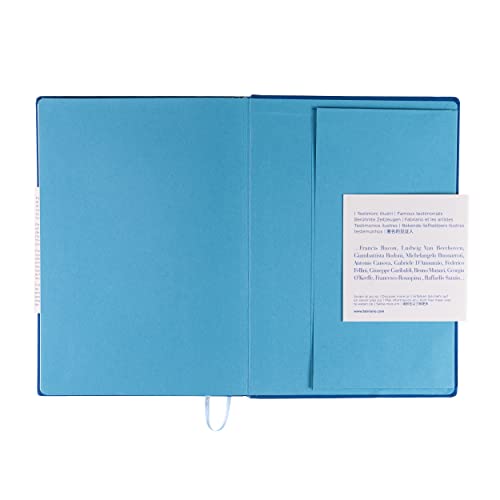 Carnet Fabriano Ispira A5 pointillé rigide prestige bleu royal - 7