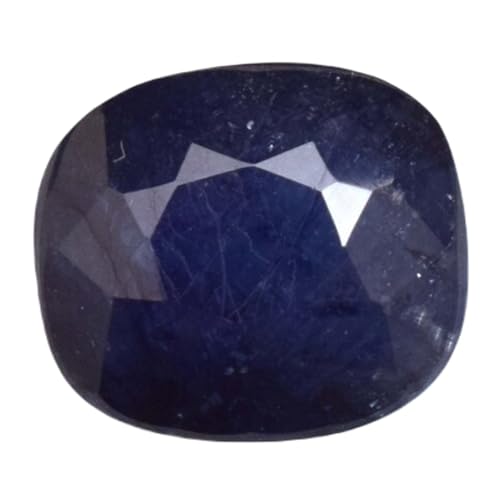 Saphir bleu de Ceylan à facettes, pierre précieuse d'exception pour haute joaillerie