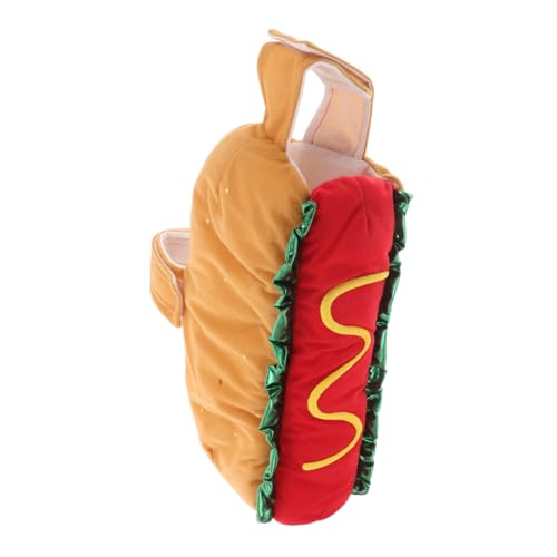 Disfraz divertido Hot Dog para perros y gatos talla M