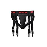 CCM S21 Jock Combo Junior Black Tiefschutz mit Straps