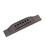 Pièces de guitare acoustique : convient aux guitares acoustiques de 34/36/38 pouces, convient également aux guitares de type, chevalet de guitare