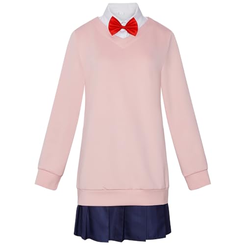 Momo Ayase Anime Cosplay Costume Full Set Women and Girls Uniform Outfit for Halloween and Cosplay Performance Partyc (XL)