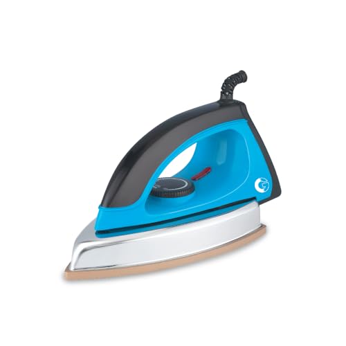 Image of CG -IRNOR1100 Norris Heavy Weight Dry Iron Press 1000 W with Anti-Bacterial Non-stick, German Coated Soleplate, 360 Degree Flexi Cord, BIS Certified 2Yr Replacement Manufacturer Warranty