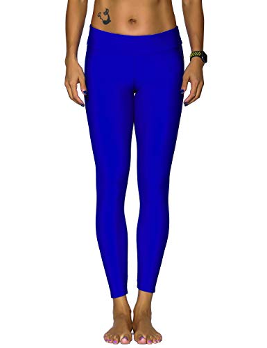 Nonwe Women's Plus Size Sport Surf UV Protetion Swim Capri Legging Blue US 18