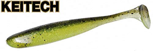 KEITECH Easy Shiner Appât de Bain à Queue Souple 10,2 cm - LT#04 Watermelon Lime