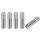 sourcing map 5 Stück M4 x 16mm geschlitzter zylindrischer Stift aus 304 Edelstahl, Außengewinde, zur Positionierung von Möbeln und Schränken