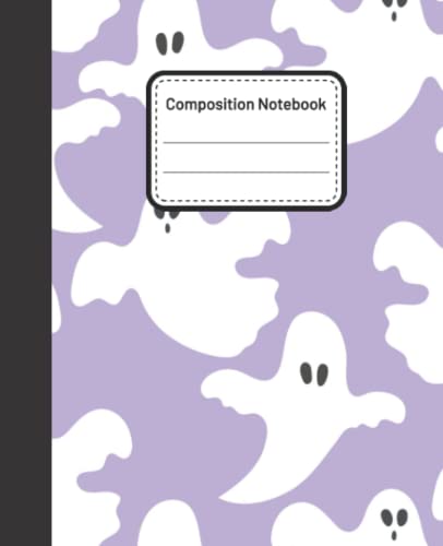 Cahier de composition d'Halloween sur votre bureau pour des notes d'automne ensorcelées
