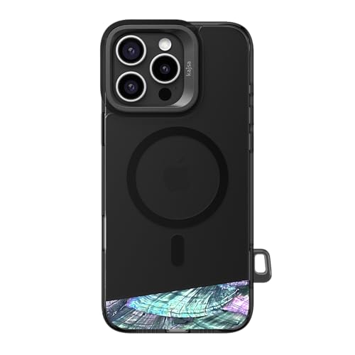 Coque iPhone 16 Trans-Shield kajsa protection antichoc élégante noir fumé 6,1 pouces