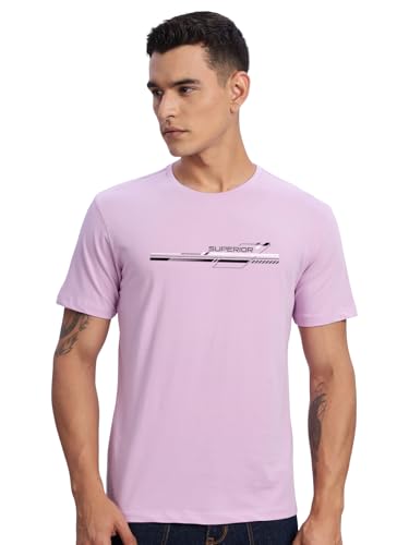 T-shirt homme imprimé graphique anti irritation en coton ADRO