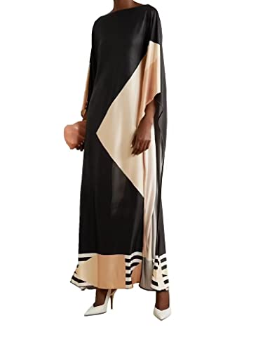 Women Long Ankle Length Casual Wear Satin Silk Printed Kaftan,Long Printed Kaftan,Beach Wear Kaftan,Caftan,Printed Kaftan,women kaftan 5589