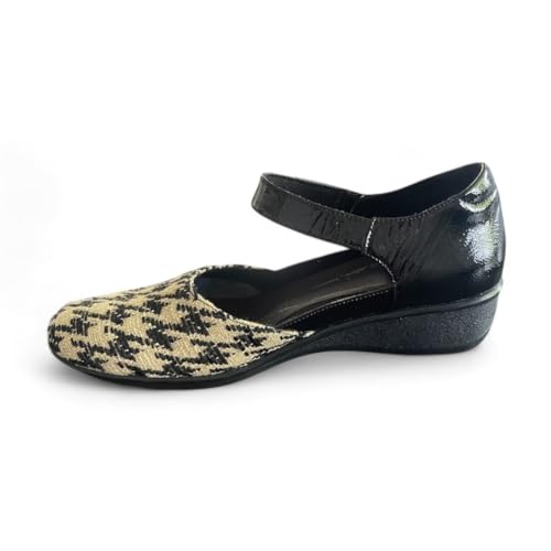 Image of Revere Osaka Mary Jane - Premium Leather - Orthotic-Friendly Removable Insoles - Adjustable Strap - Arch Support - Stylish Wedges for All-Day Comfort