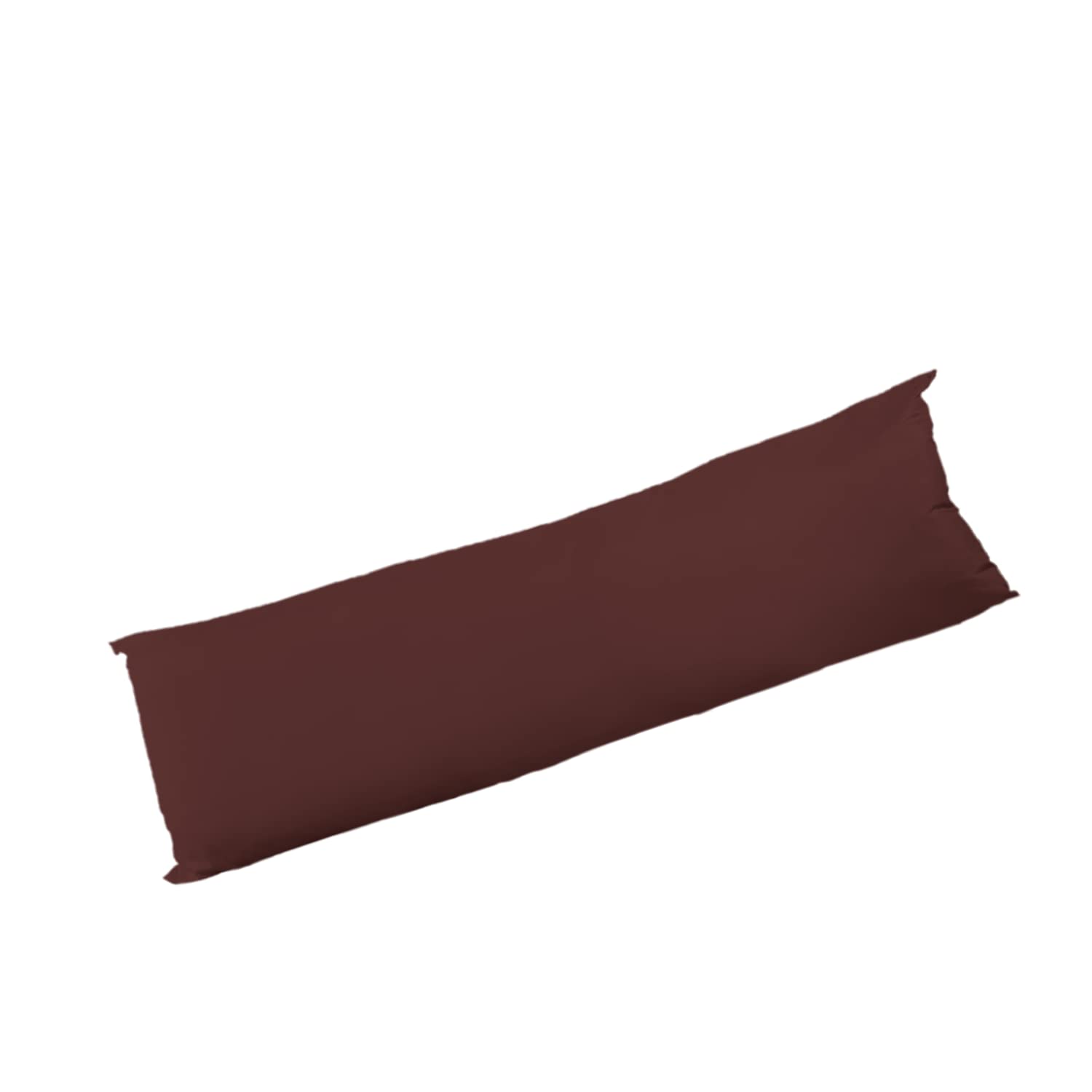 Sleep&Snuggle Long Bolster Pillowcase to Fit Super King 72”/ 182cm Body Pillow Neck Support Pregnancy Maternity Orthopaedic Support Comfort and Soft Case - Wine — image 1