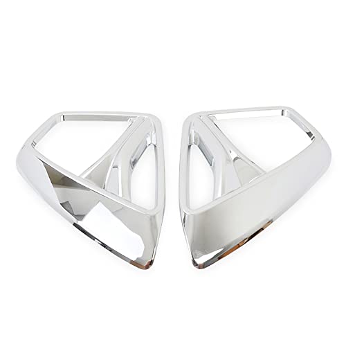 Kadore for Chevrolet Blazer 2019-2022 Chrome Front Fog Lights Lamp Cover Trim Exterior 2-pc