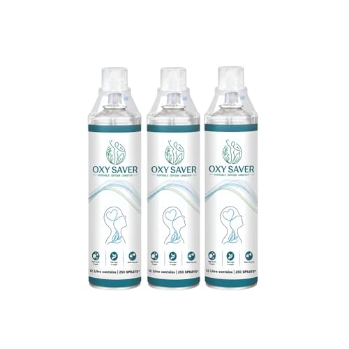 Image of 36 Litres Portable Oxygen Cylinder | 750 Puffs | Oxygen cylinder for travelling, Out door and Home | Provides instant support for High Altitude Travel, Air Pollution and Emergency situations
