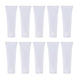 10 Stück 30 ml Kunststoff-Kosmetiktuben leere Lotion-Quetschflaschen weiche...