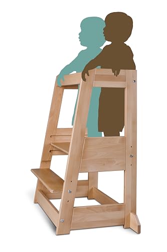 TiSsi® Lernturm Felix Geschwisterlernturm, Zwillingslernturm, Kindertritt,...