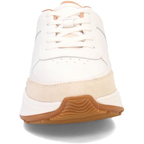 Image of FitFlop Women's F-Mode Leather /Suede Flatform Sneakers