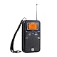 Handheld Mini Radio AM FM Dual Band Stereo Portable Pocket Radio Empfänger mit LED Display Lautsprecher Wecker Taschenradio