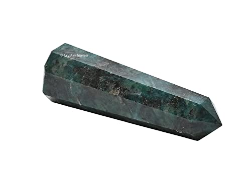 Image of Crystal Heaven Certified Chrome Diopside Tower Obelisk Point For Chakra, Healing And Balancing - Aaa Grade Original Certified Gemstone Agate For Reiki Meditation Yoga Spiritual (2-3 Inches)