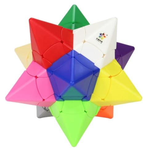 Image of YuXin Space Swift Megaminx Speed Cube | Interstellar Series 12-Pointed Star Shape Mod | Professional Stickerless 12-Axis Dodecahedron, Smooth Turning & Anti-Pop Design, Unique Collector's Puzzle