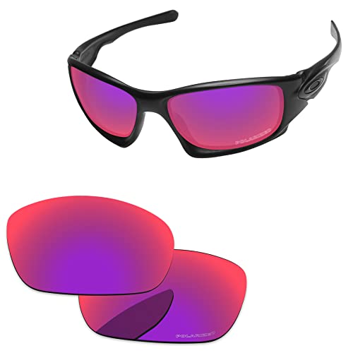 PapaViva Verres de rechange pour Oakley Ten X OO9128, Midnight Sun - Polarized, Taille Unique