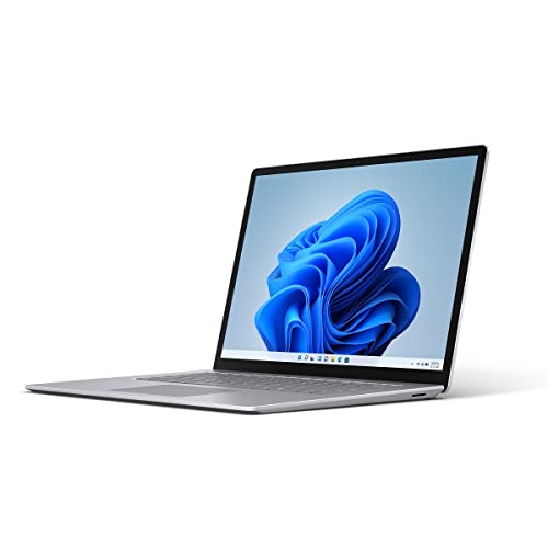 Microsoft Surface Laptop 4 - Ordinateur Portable (Windows 11, écran tactile 15', Processeur AMD R7se, 8 Go RAM, 512 Go SSD, Clavier Français AZERTY) - Platine, finition métal