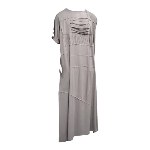 Unisex Post-Apocalyptic Cut Out Braided DBAZA Maxi Long Distressed, Tunic Kaftan Design Streetwear-BB6322