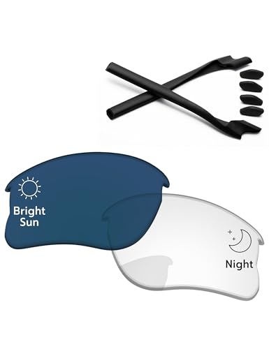 Image of Replacement Lenses & Rubber Kits for Oakley Half Jacket 2.0 XL OO9154 62mm - Precise Fit, UV Block, Impact Resistant