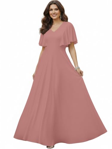 Image of KOH KOH Womens Long Elegant Bridesmaid Evening Cocktail Modest Maxi Dress