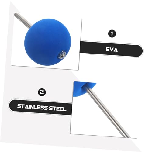 Pedal para bombo Hemoton con martillo ergonómico azul miniatura 3
