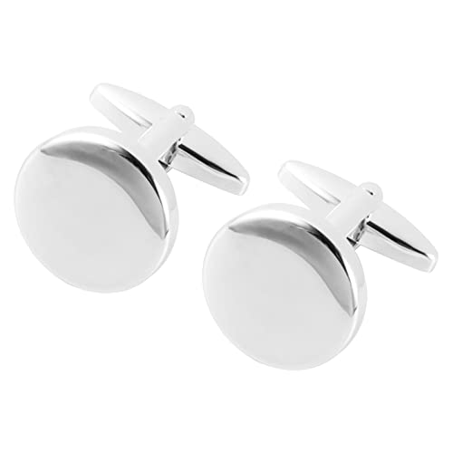 Image of GWD Cufflinks and Tie Clip Set Personalized Cuff Links Business Wedding
