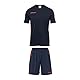 Uhlsport Kinder Score Trikot&Shorts Kit, Marine/Fluo rot, 140