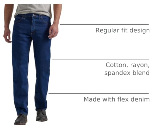 Image of Wrangler Authentics Men's Classic 5-Pocket Regular Fit Flex Jean
