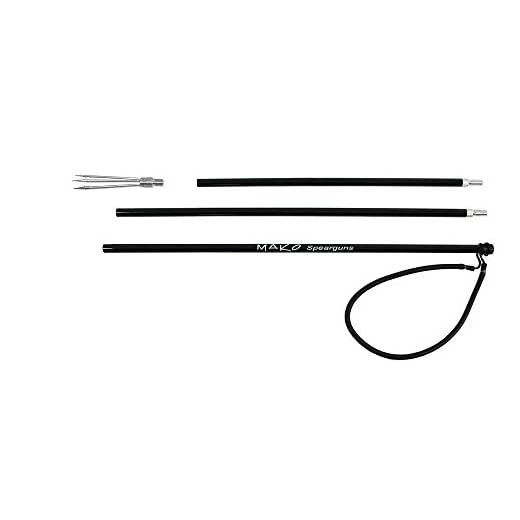 Spearfishing Traveler Pole Spear with 5 Prong Paralyzer Barb Tip