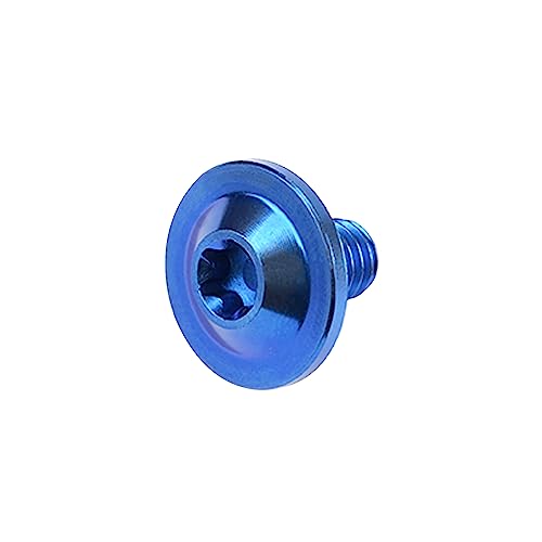 Image of Titanium Bolt Torx Head M6x10 15 20mm Screw for Bicycle Motorcycle Car Modification Pack of 6 (Anode Blue, M6x10mm)