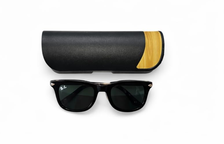 Designer Square Frame Black Sunglasses...