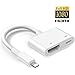 Produktbild Hoidokly Phone to HDMI Adapter 1080P HD Digital AV Adapter Lighting auf HDMI Kabel für Phone se/XS/XS Max/X/XR/Phone 8/8 Plus/ 7/7 Plus/ 6/ 6s Plus/ 5s/ 5c, Pad Pro, Pad Air