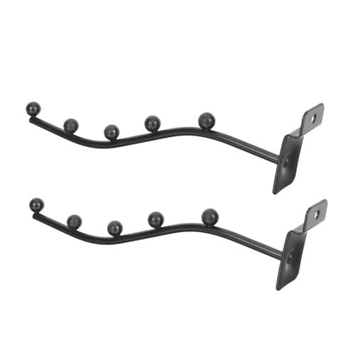 ifundom 2pcs Flute Groove Hangers Wall Mount Musical Instrument Rack for Flute Display