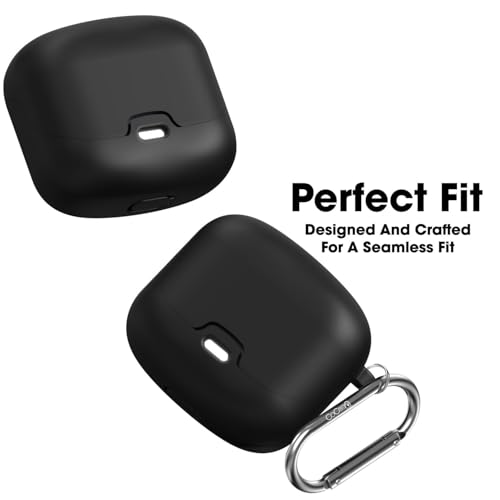 Cocoonkart Silicone Case Cover for GoBoult x Mustang Dash/Mustang Derby/GoBoultt Audio Z40 / Z40 Pro-Black