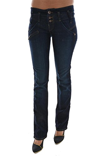 Freeman T. Porter Damen Amelie Sdm Gerades Bein Jeanshose, Blau (Eclipse F0168-32), W27/L32