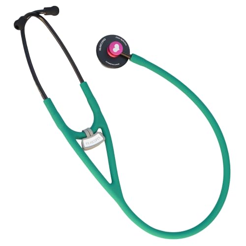 Image of Cardiology Grade Single Head Steel Stethoscope 31Green | High-sensitivity Single Head, Tuneable, Anti Noise, Acoustic Diaphragm, Stainless Steel Performance, Value
