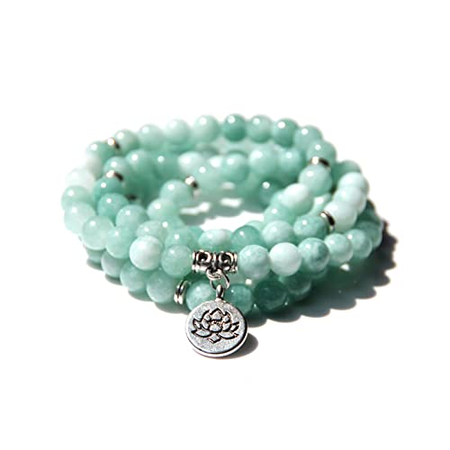 Bracelet bracelets femmes natural aquamarines chalcédoine sodalite élastique